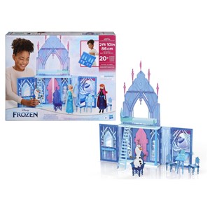 قصر یخی دیزنی تاشو فروزن 2 مدل Hasbro - Disney Princess Frozen - Elsa's Fold and Go Ice Palace_اسباب بازی