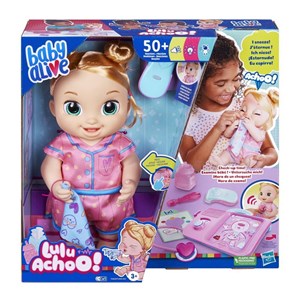 عروسک رباتیک بیبی الایو مدل لولو آچو Hasbro - Baby Alive - Lulu Achoo_اسباب بازی