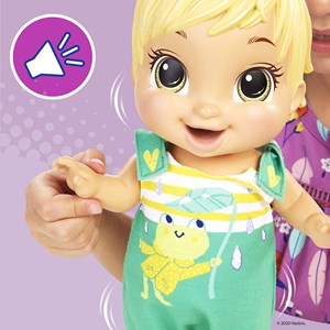 عروسک رباتیک بیبی الایو مدل Baby Alive Baby Gotta Bounce Doll, Frog Outfit_اسباب بازی