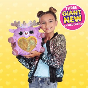 عروسک سورپرایزی رینبوکورنز RainBocoRns سری Epic Golden Egg مدل Zuru - Rainbocorns - Epic Golden Egg - Deery Queen_اسباب بازی