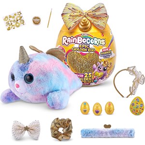 عروسک سورپرایزی رینبوکورنز RainBocoRns سری Epic Golden Egg مدل Zuru - Rainbocorns - Epic Golden Egg - Cesealia_اسباب بازی