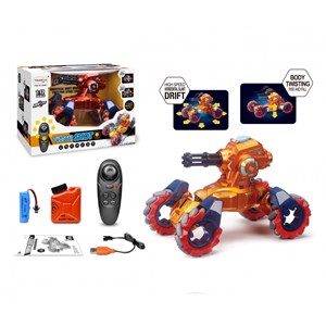ماشین کنترلی تانک مولتی دریفت تیر پرتابی 1:12 مدل RC DRIFT TWISTER YEAROO (SHOOTS BULLETS) 99009-1_اسباب بازی