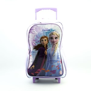 ست 5 در 1 کوله پشتی چرخدار 46 سانتی فروزن مدل Simba - Backpack - Disney Frozen Dazzling with Charm Trolley School Set 5 in 1_کیف مدرسه