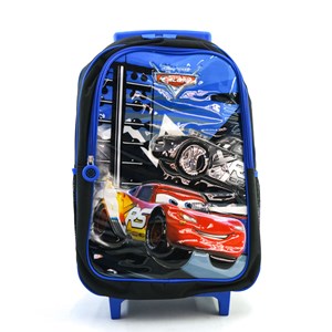 ست 5 در 1 کوله پشتی چرخدار 46 سانتی ماشین ها مدل Simba - Backpack - Disney Cars Full Speed Trolley School Set 5 in 1_کیف مدرسه