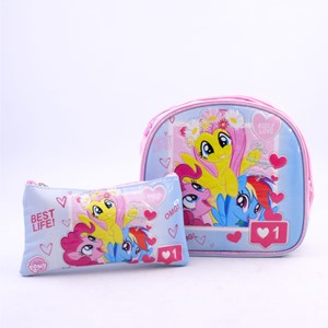 ست 5 در 1 کوله پشتی چرخدار 46 سانتی اسب های پونی مدل Simba - Backpack - My Little Pony Backpack Trolley School Set 5 in 1_کیف مدرسه