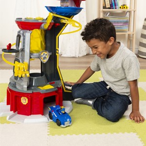 اسباب بازی برج مراقبت سگ‌های نگهبان مدل PAW Patrol, Mighty Pups Super PAWs Lookout Tower Playset with Lights and Sounds