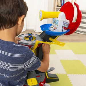 اسباب بازی برج مراقبت سگ‌های نگهبان مدل PAW Patrol, Mighty Pups Super PAWs Lookout Tower Playset with Lights and Sounds