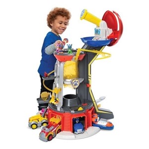 اسباب بازی برج مراقبت سگ‌های نگهبان مدل PAW Patrol, Mighty Pups Super PAWs Lookout Tower Playset with Lights and Sounds