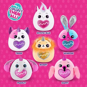 عروسک سورپرایزی رینبوکورنز RainBocoRns سری Eggzania با شاخ بنفش مدل Zuru - Rainbocorns - Eggzania Surprise_اسباب بازی