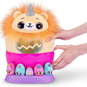 عروسک سورپرایزی رینبوکورنز RainBocoRns سری Eggzania با شاخ آبی مدل Zuru - Rainbocorns - Eggzania Surprise Mania Blue_اسباب بازی