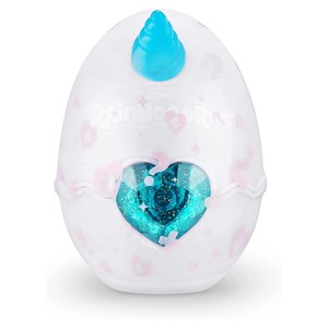 عروسک سورپرایزی رینبوکورنز RainBocoRns سری Unicorn Rescue با شاخ آبی مدل Zuru - Rainbocorns - Unicorn Rescue Magic Peel and Reveal Hearts Blue_اسباب بازی