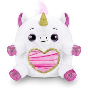 عروسک سورپرایزی رینبوکورنز RainBocoRns سری Unicorn Rescue با شاخ طلایی مدل Zuru - Rainbocorns - Unicorn Rescue Magic Peel and Reveal Hearts Gold_اسباب بازی