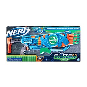 تفنگ اسباب بازی نرف Nerf مدل Hasbro - Nerf - Elite 2.0 Flipshots Flip-16 Blaster - 16 Dart Barrels_اسباب بازی