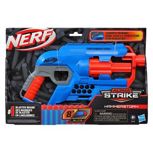 تفنگ اسباب بازی نرف Nerf آبی مدل Nerf Alpha Strike Hammerstorm Blaster_اسباب بازی