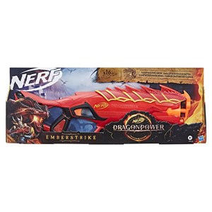 تفنگ اسباب بازی نرف Nerf مدل Hasbro - Nerf - Dragonpower Emberstrike 16 Official Nerf Elite Darts_اسباب بازی