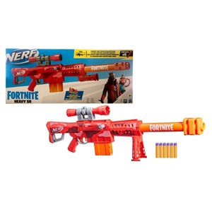 تفنگ اسباب بازی نرف Nerf مدل Hasbro - Nerf - Fortnite Heavy SR Blaster_اسباب بازی