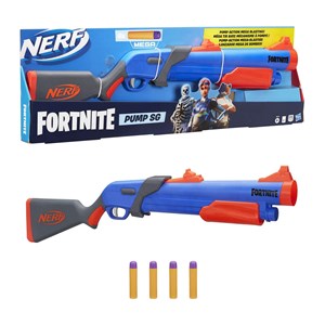 تفنگ اسباب بازی نرف Nerf مدل Hasbro - Nerf - Fortnite Pump SG Launcher - Mega Dart Shooting_اسباب بازی