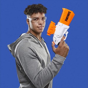 تفنگ اسباب بازی نرف Nerf مدل Hasbro - Nerf - Fortnite SR Blaster - 4-Dart Hammer Action_اسباب بازی