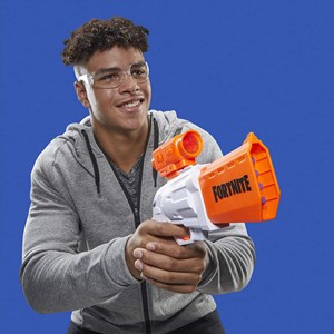 تفنگ اسباب بازی نرف Nerf مدل Hasbro - Nerf - Fortnite SR Blaster - 4-Dart Hammer Action_اسباب بازی