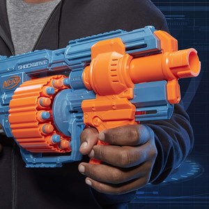 تفنگ اسباب بازی نرف Nerf مدل Hasbro - Nerf - Elite 2.0 Shockwave RD-15 Blaster With 30 Nerf Elite Darts_اسباب بازی