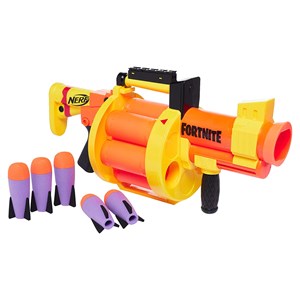 تفنگ اسباب بازی نرف Nerf مدل Hasbro - Nerf Fortnite GL Blaster, Includes 6 Official Nerf Darts_اسباب بازی