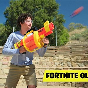 تفنگ اسباب بازی نرف Nerf مدل Hasbro - Nerf Fortnite GL Blaster, Includes 6 Official Nerf Darts_اسباب بازی