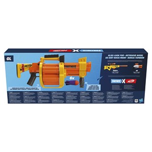 تفنگ اسباب بازی نرف Nerf مدل Hasbro - Nerf Fortnite GL Blaster, Includes 6 Official Nerf Darts_اسباب بازی
