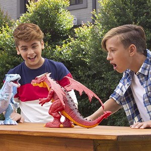 ربات اسباب بازی اژدهای آتشی روبو الایو مدل Zuru - Robo Alive - Fire Blasting Dragon_اسباب بازی