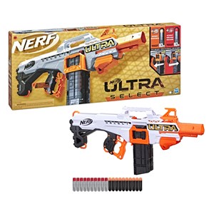 تفنگ اسباب بازی نرف Nerf مدل Hasbro - Nerf - Ultra Select Fully Motorized Blaster, Fire 2 Ways, Includes Clips and Darts_اسباب بازی