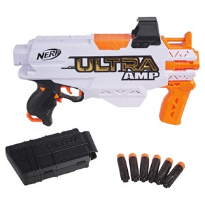 تفنگ اسباب بازی نرف Nerf مدل Hasbro - Nerf - Ultra Amp Motorized Blaster - 6 Dart and Clips_اسباب بازی