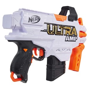 تفنگ اسباب بازی نرف Nerf مدل Hasbro - Nerf - Ultra Amp Motorized Blaster - 6 Dart and Clips_اسباب بازی