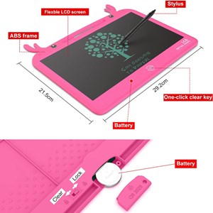 کاغذ دیجیتال 13.5 اینچ فول کالر آکسون مدل AX6506_فروشگاه اسباب بازی