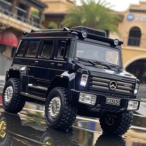 اسباب بازی ماشین فلزی بنز یونیماگ چراغدار مشکی سایز 1:24 مدل UNIMOC U5000 BY XLG_اسباب بازی