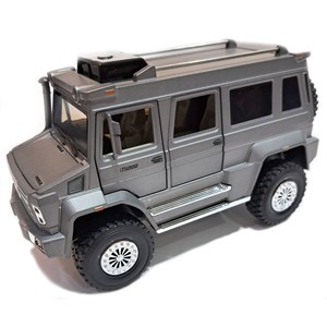 اسباب بازی ماشین فلزی بنز یونیماگ چراغدار طوسی سایز 1:24 مدل UNIMOC U5000 BY XLG_اسباب بازی