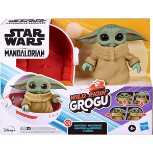 عروسک رباتیک بيبی یودا همراه با کالسکه مدل Hasbro - Star Wars - the Mandalorian - Wild Ridin Grogu_اسباب بازی