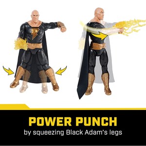 اکشن فیگور 30 سانتی بلک آدام مدل Spin Master - DC Comics - 12 inch Power Punch Black Adam_اسباب بازی