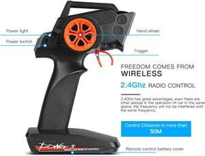 ماشین کنترلی جیپ آفرود مقیاس 1:10 مدل GoolRC WLtoys 104311 RC Car_اسباب بازی