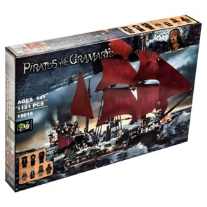 لگو کریتور کشتی دزدان دریایی کاراییب انتقام ملکه 1151 قطعه مدل Lego Constructor Queen Anne's Revenge 18015_اسباب بازی