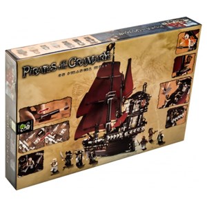 لگو کریتور کشتی دزدان دریایی کاراییب انتقام ملکه 1151 قطعه مدل Lego Constructor Queen Anne's Revenge 18015_اسباب بازی