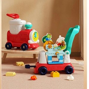اسباب بازی واکر چندکاره موزیکال طرح قطار هولی تویز مدل Hola Toys E8990