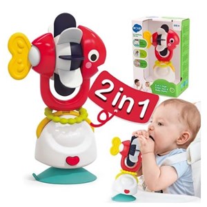 اسباب بازی جغجغه دو کاره طرح ماهی هولی تویز مدل Hola Toys E7975C_اسباب بازی