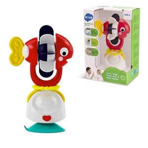 اسباب بازی جغجغه دو کاره طرح ماهی هولی تویز مدل Hola Toys E7975C_اسباب بازی