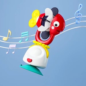 اسباب بازی جغجغه دو کاره طرح ماهی هولی تویز مدل Hola Toys E7975C_اسباب بازی