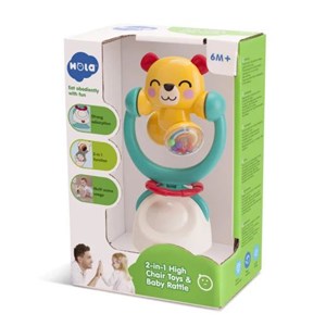 اسباب بازی جغجغه دو کاره طرح خرس هولی تویز مدل Hola Toys E7975A_اسباب بازی