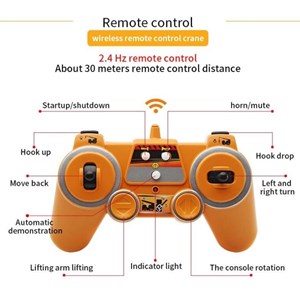 ماشین کنترلی کامیون باربری مقیاس 1:20 دبل ای مدل 003-520 Double EE_اسباب بازی