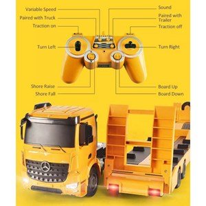 ماشین کنترلی تریلی یدک کش مقیاس 1:20 دبل ای مدل 003-562 Double EE_اسباب بازی