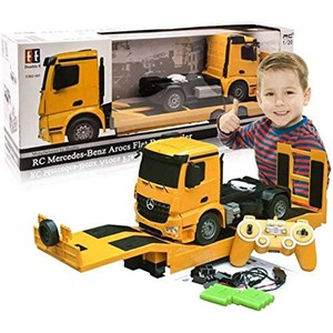  ماشین کنترلی تریلی یدک کش مقیاس 1:20 دبل ای مدل 003-562 Double EE_اسباب بازی