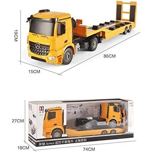 ماشین کنترلی تریلی یدک کش مقیاس 1:20 دبل ای مدل 003-562 Double EE_اسباب بازی