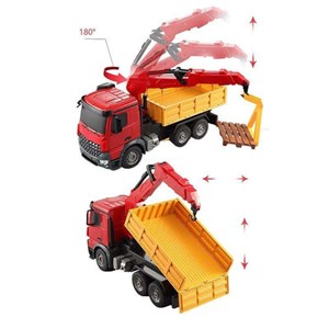  ماشین کنترلی کامیون جرثقیل بارگیری مرسدس بنز مقیاس 1:20 دبل ای مدل 003-565 Double EE_اسباب بازی