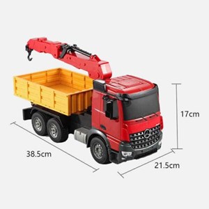 ماشین کنترلی کامیون جرثقیل بارگیری مرسدس بنز مقیاس 1:20 دبل ای مدل 003-565 Double EE_اسباب بازی